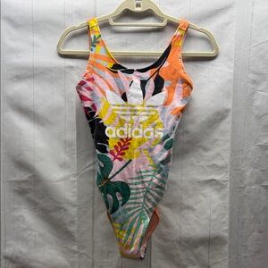 Adidas Multicolor Tropical Print Tropicalage Bodysuit